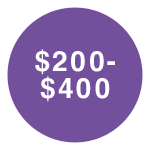 $200-$400