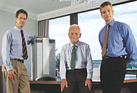 Founder Klaus Hammes (Center) & Sons!